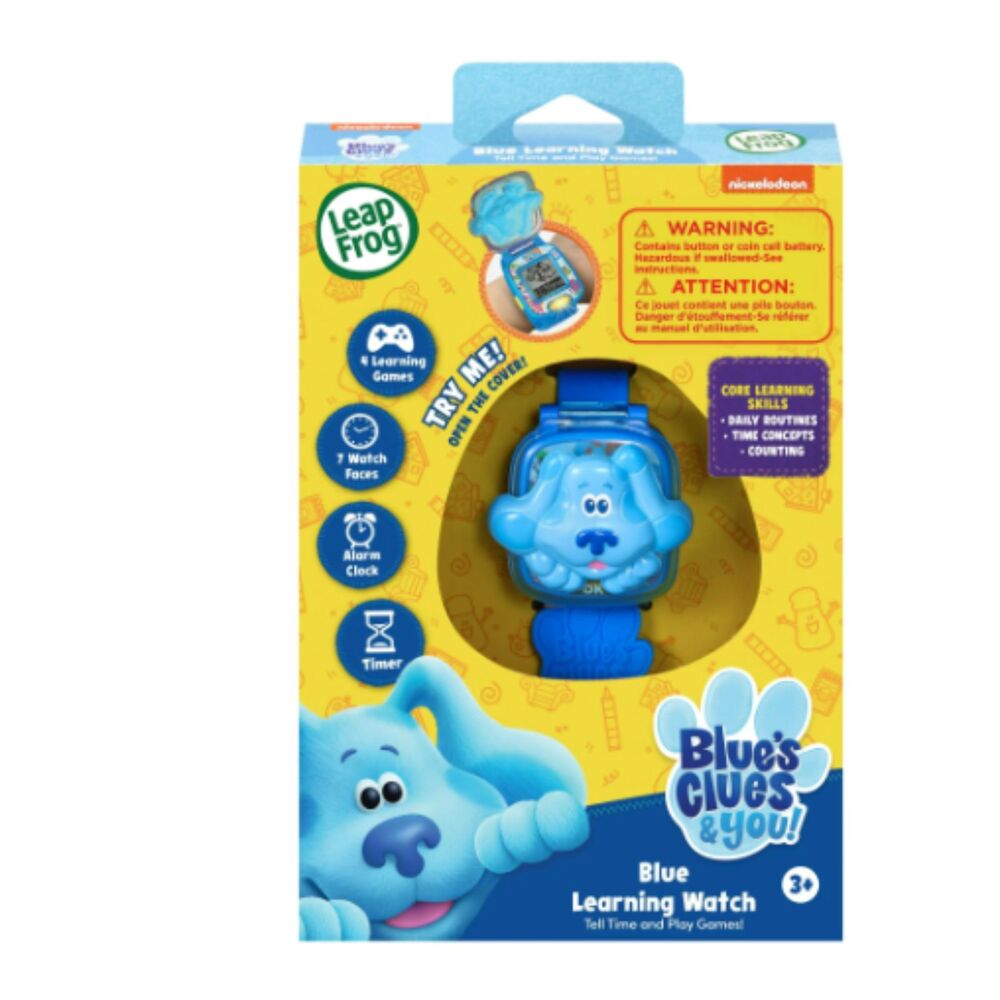 LeapFrog Blue’s Clues & You Blue Learning Watch for kids blue